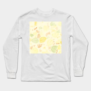 Autumn, Leaves Pattern 13 Long Sleeve T-Shirt